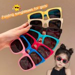 1 2 3 7PCS Simple Folding Glasses Trendy Photo Props Girls Daily Stylish Glasses Perfect Gift For Birthday Holiday Party Christm