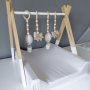 Baby Gym – Themed Dangles – Beige Hot Air Balloon And Bows