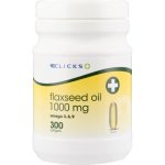 Clicks Flaxseed Oil 1000 Mg 300 Softgels