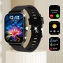 2024 Smartwatch 4.7cm TFT Touchscreen Fitness Tracker With Call Function Sports & Calorie Tracking Notifications Multi-Function For Android & IPhone USB Charging Non-Waterproof Alloy