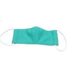 4AKID Tweens Reusable Fabric 3-LAYER Non-medical Mask - Medium Size - Black & Cream Floral