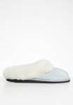 Sleek Suede Wool Inner Slipper - Grey