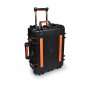 Port Design S 12-BAY Charging Suitcase Trolley - Black Orange 901952