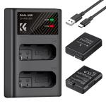 K&f Concept Dual EN-EL14 Battery + Charger Kit For Nikon CAMERAS-KF28.0020