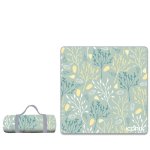 Water Resistant Picnic Blanket 200X200CM Foldable Beach Mat - Botanical