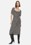 Cr Pe Dress - Black small Flowers