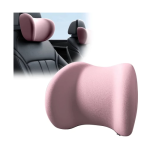 Ashcomonline Car Neck Rest Pillow Memory Foam Solid Lumbar Pillow