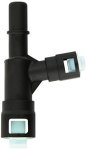 Genuine Gm 15055342 Auxiliary Heater Inlet Hose Tee Connector Black