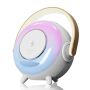 Wireless Charger Rgb LED Flashing Light Desk Lamp Speaker