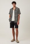 Cotton On Linen Pleat Short - Black
