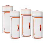 4-PACK Cylinder Pvc Storage Bags-waterproof Organizer