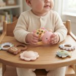 Baby Sensory Rattle & Teether Toy Set