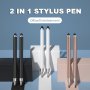 2IN1 Stylus Pen Universal Drawing Tablet Capacitive Screen Touch Pens For Mobile For Android Phone Smart Pencil Accessories