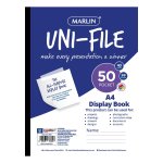 Marlin Uni-file Display Books 50 Pocket X 5