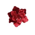 Magnolia On Clip 26X16CM - Red