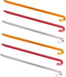 6PCS Outdoor Tent Stakes Aluminium Alloy Lightweight Camping Pegs