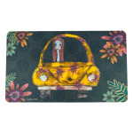 - Kitchen Mats Yellow Volla Lady