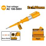 Ingco HSDT1408 Screwdriver Test 140MM 100-500VAC