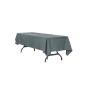 Saer 10 Seater Rectangular Short Grey Tablecloth