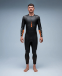 Propel 1 Men's Triathlon Wetsuit - Black Solar Orange Small|medium