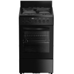 Defy 50CM Black 4 Plate Compact Stove Black Fc – DSS554