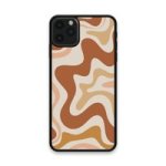 Custom Printed Tpu Cases - Apple Iphone 11 Pro Max & 39 Brown Swirl& 39 By