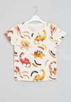PoP Candy Printed Tee - Ecru & Orange