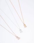 Mixed Metal MINI Teddy Necklace 3-PACK