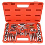 Gmtools 40PCS Tap And Die Set Metric Size Standard M3 To M12 Threading Tool Set For Cutting External And Internal Threads With A