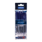 Marlin Joymate Blue Ballpoint Pens 5'S 1.0MM In Polybag Pack Of 12