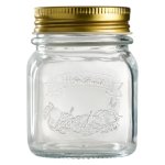 Glass Storage Jar With Lid 150ML