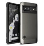 Google Pixel 7A Premium Dual Layer Hybrid Tpu Case Graphite Gray black Vena