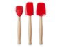 Le Creuset Craft Silicone Spatulas Set Of 3 Black