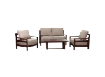 4PCE Patio Set - Oak Biscuit