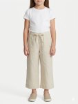 Polo Girls Charlotte Wide Leg Pant In Natural - Natural 13 To 14 Years