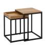 Quality Nesting Coffee Tables - Set Of Two