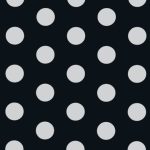 Black & Silver Dot Giftwrap 5M X 50CM