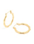 Waterproof Gold Plated Stainless Steel Oval & Round Cubic Zirconia Open Ring - M l