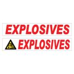 Explosives Sign