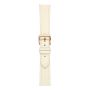 Weave Leather Watch Band For Samsung Galaxy WATCH5 Pro Beige