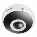 Vivotek Outdoor IK10 Fisheye 12MP H.265 20M Ir Wdr Pro MIC Smart Vca MIC Io