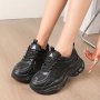 Women's Trendy Thick-soled Heightening Dad Shoes Non-slip Lightweight Wear-resistant Breathable Sneakers Casual Versatile Outdoor Sports Running Shoes