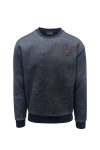 Mens Malay Sweatshirt In Grey - Grey 2XL