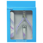 Basics Essentials Manicure Set Lilac And Pink Shade 3PCS