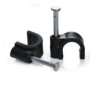 Clips Cable 6MM - Black - Pack Of 100