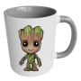 Green Tree Man - Printed Grey 2 Tone Mug