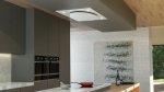 Siemens Falco 110CM Ceiling Extractor White Glass