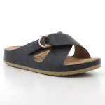 Tanika Emboss Sandals - Navy - 8