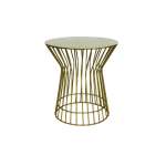 Drum Side Table Metallic