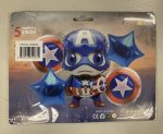 Captain America 5 PC Foil Balloon